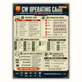 CW Operating Card